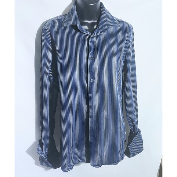 Express Design Studio Button Down Dress Shirt Small - Picture 1 of 5